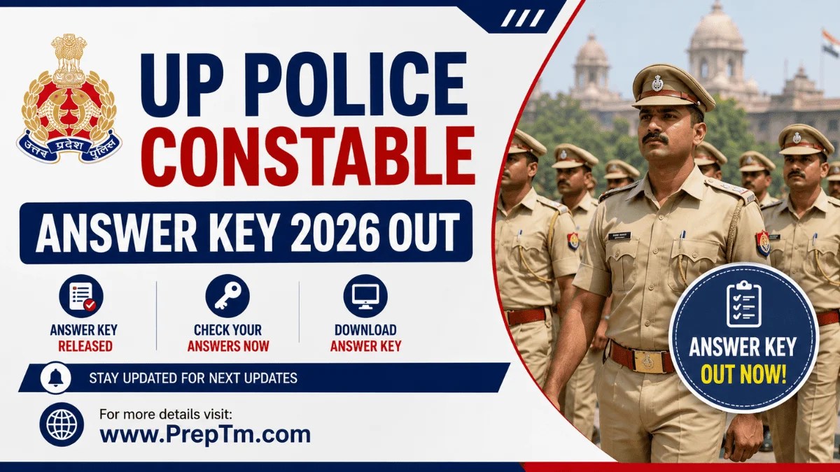 UP Police Constable Answer Key 2026 Out: Download Link & Objection Details